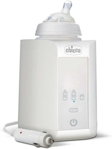 Chicco Scaldabiberon Portatile Da Viaggio E Scaldapappa Con Tre Programmi E Spegnimento Automatico, Bianco, ‎14 x 14 x 17.5 cm; 820 grammi