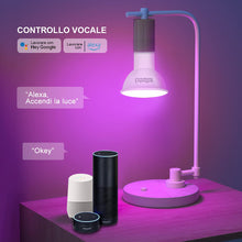 Carica l'immagine nel visualizzatore di Gallery, EXTRASTAR Alexa Lampadina LED GU10 Intelligente RGBW, 6W, Luce Dimmerabile RGB + Bianco Caldo, Smart Lampadine WiFi Comp