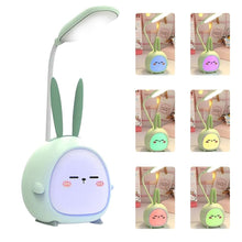Carica l'immagine nel visualizzatore di Gallery, Lampada da Scrivania per Bambini,Lampada da Scrivania Simpatico Cartone Animato,USB Ricaricabile e 3 Modalità di Illumin