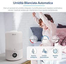 Carica l&#39;immagine nel visualizzatore di Gallery, LEVOIT Umidificatore Ambiente Smart Top-Fill Dual 200S, 3L, Umidificatore Ultrasuoni a Nebbia Fredda per Bambini/Piante Dura da 25H, ≤28dB Silenzioso Auto Modo con Oli Essenziali, Timer