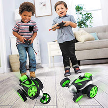 Carica l'immagine nel visualizzatore di Gallery, Mini Macchina Telecomandata Acrobatica per Bambini 3 4 5 6 7 8 Anni, Macchinina Radiocomandata Auto RC Stunt Remote Control Car Regalo Compleanno Pasqua Natale Giocattoli Bimbi