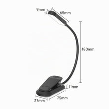 Carica l'immagine nel visualizzatore di Gallery, QUMOX Lampada da lettura ricaricabile a 20 LED per leggere a letto - Protegge gli occhi, 3 temperature di colore, 5 live
