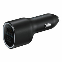 Carica l'immagine nel visualizzatore di Gallery, Samsung EP-L4020 Caricatore da viaggio per auto 40W, 2 porte USB e USB-C, Nero