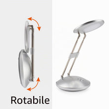 Carica l'immagine nel visualizzatore di Gallery, DA LIGHT - Lampada da scrivania a LED, 3000 K, luce bianca calda, 3,6 W, per comodino, da lettura, con supporti retratti