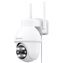 Carica l'immagine nel visualizzatore di Gallery, GALAYOU 2K Telecamera Wi-Fi Esterno/Interno, Videocamera Sorveglianza Esterno Wifi, IP Cam 360 Gradi PTZ con Visione Notturna a Colori, Sensore di Movimento, Audio Bidirezionale Y4 (1)