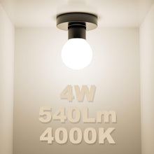 Carica l'immagine nel visualizzatore di Gallery, ENUOTEK Lampadina LED E27, 4W 540Lm Piccolo Globo G45/P45, Lampadine Attacco a Vite E27 LED Bianco Naturale 4000K, Equiv