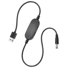 Carica l'immagine nel visualizzatore di Gallery, Sostitutivo USB Cavo 5V con Velocità e Direzione Regolabili per Trapano per Unghie | 150cm | DC 5,5 * 2,1mm | Indicatore