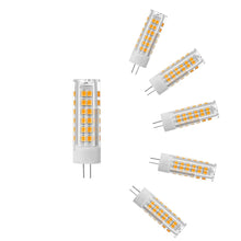 Carica l'immagine nel visualizzatore di Gallery, Lampadine LED G4 7W AC 220-240V Bianco caldo 3000k 700LM Non Dimmerabili Sostituisci Lampadina,Bi-Pin G4 Base Tipo JC La