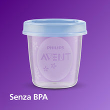 Carica l'immagine nel visualizzatore di Gallery, Philips Avent SCF721/20 Set Vasetti per la Conservazione delle Pappe, 10 Pezzi 180 ml + 10 Pezzi 240 ml