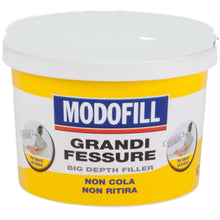 Carica l'immagine nel visualizzatore di Gallery, MODOFILL Alti Spessori - Stucco Per Muro Bianco Pronto per il Riempimento di Grossi Fori e Buchi nel Muro. Alto Riempime