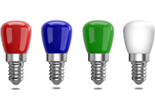 Carica l'immagine nel visualizzatore di Gallery, Lampadine Colorate LED E14, 3W rosso verde blu lampadina LED, adatto per AC220-240v, illuminazione ambientale/Halloween/