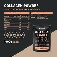 Carica l'immagine nel visualizzatore di Gallery, Collagene da Bovini Proteica puro 1kg Ideale per le diete