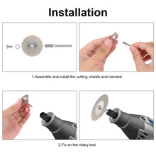 Carica l'immagine nel visualizzatore di Gallery, Flintronic Dischi Da Taglio Per Utensile Rotante, 36pz Set Combinato
