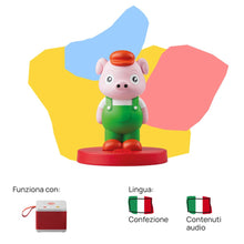 Carica l'immagine nel visualizzatore di Gallery, FABA Personaggio Sonoro I 3 Porcellini - Storie Sonore - Giocattolo, Contenuti Educativi, Versione Italiana, Bambini 4+ anni