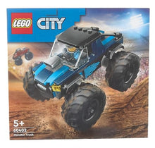 Carica l&#39;immagine nel visualizzatore di Gallery, LEGO City Monster Truck Blu, Giocattolo Fuoristrada Off-Road da Costruire, Giochi per Bambini e Bambine da 5 Anni in su con Costruzioni, Regalo Divertente con Minifigure del Pilota del Veicolo 60402
