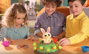 Goliath Acchiappa il Coniglio, Gioco da Tavolo per Bambini e Bambine dai 4 Anni in su, Gioco d'Azione con Coniglio e Carote, Stimola i Riflessi, Gioco per Regalo