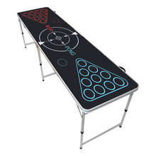 Carica l'immagine nel visualizzatore di Gallery, Faburo Tappeto da Gioco per Bere Birra-Pong (1.8 x 0.6 m), Birra Pong Tazze