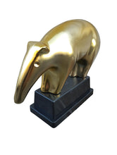 Carica l'immagine nel visualizzatore di Gallery, Tapiro D' Oro Trofeo personalizzabile Scherzi per Festa Compleanno Premio scherzo Statuetta oscar con dedica tapiro pers