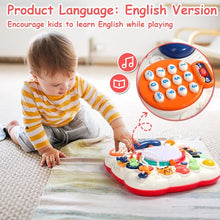 Carica l&#39;immagine nel visualizzatore di Gallery, Giochi Bambini 1 Anno - Tavolo Multiattivita Bambini con Suoni e Luci Giochi Montessori 1 Anno Tavolino Bambini Gioco Bimbo Interattivo 1 Anno Strumenti Musicali Bambini Regalo Bimba Bimbo 1 2 3 Anno