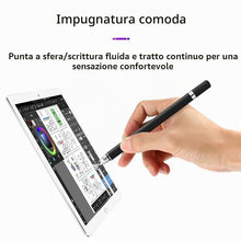 Carica l'immagine nel visualizzatore di Gallery, Penna per tablet per tutti i tablet, pennino stilo 2 in 1 con funzione di scrittura, pennino touch universale per tablet