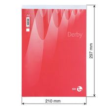 Carica l'immagine nel visualizzatore di Gallery, 10 Block Notes A4 BE MORE DERBY - 1R Righe senza Margine - Carta 60g - 60fg