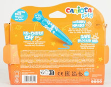 Carica l'immagine nel visualizzatore di Gallery, CARIOCA Baby Teddy Marker 1+ | Set Colori con Pennarelli Super Lavabili, Scatola Pennarelli per Bambini dai 12 Mesi, 6 Pezzi