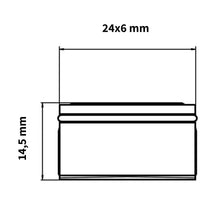 Carica l'immagine nel visualizzatore di Gallery, Neoperl, Aeratore rettangolare, 24 x 6 mm, 2328290