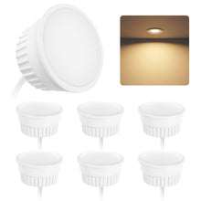 Carica l'immagine nel visualizzatore di Gallery, 6x Modulo LED Ultrapiatto ø50x23mm 5W 500LM 220-240V Luce Bianca Calda 3000K Sostituzione per MR16 GU10, IP44, 120° Ango