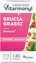 Carica l&#39;immagine nel visualizzatore di Gallery, 45 x Capsule di integratore di Tè verde e Guaranà, Vitarmonyl Controllo del peso
