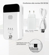 Carica l'immagine nel visualizzatore di Gallery, D MODUN - Rilevatore di Gas, Gas naturale|GPL|Rilevatore di perdite gas carbone, Rilevatore gas con plug-in con allarme 