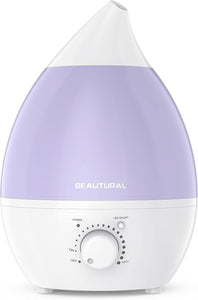BEAUTURAL Waterdrop 2,4Liter Umidificatori Ambiente, Umidificatore