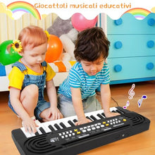 Carica l'immagine nel visualizzatore di Gallery, Pianola Tastiera 37 Tasti Scuola Media Bambini con Microfono, Shayson Elettronica Musicale Tastiera Strumento Multifunzione, Portatile, Educativo, Regalo per Ragazzi Ragazze 3+ Anni