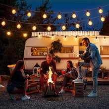 Carica l'immagine nel visualizzatore di Gallery, FIFlying Catena Luminosa Esterno 8.8M/29FT, G40 Luci da Esterno Giardino con 12+1 LED, 2700K Bianco Caldo Impermeabile Catena Luci Esterno, Adatta per Festival, Matrimoni, Feste, Giardini, Terrazze