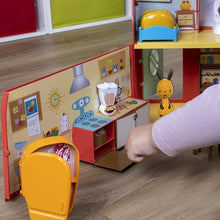 Carica l'immagine nel visualizzatore di Gallery, Bing 3583 House Playset, Flop Figures, from CBeebies TV Show. Tough, Colourful, Well-Made Role-Play Toy. Kids Aged 18 Months Plus,Red
