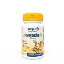 Carica l'immagine nel visualizzatore di Gallery, LongLife® Ashwagandha Bio | KSM-66 Ashwagandha® titolata 5% withanolidi | Tonico adattogeno | Rilassamento e benessere m