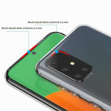 Carica l'immagine nel visualizzatore di Gallery, Oprimio Custodia trasparente per Samsung A71 [cover in silicone] [%100 trasparente] [materiale tedesco] [ultra sottile] 