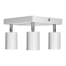 Carica l'immagine nel visualizzatore di Gallery, Lampadario Faretti Orientabili 4 Punti Luce Base GU10 max. 4x50W Due Montaggi Possibili Faretti Soffitto o Faretti Paret