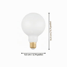 Carica l'immagine nel visualizzatore di Gallery, EGLO LED E27 dimmerabile, lampadina a globo, 7,5 Watt (equivalente
