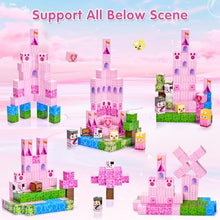 Carica l'immagine nel visualizzatore di Gallery, ECHOBUY Costruzioni Magnetiche, 100 Pezzi Giochi Cubi Magnetici, Blocchi Magnetic per Bambini Magnetic Building Blocks dai 3+ Giocattoli Montessori STEM Regali per Ragazzi e Ragazze