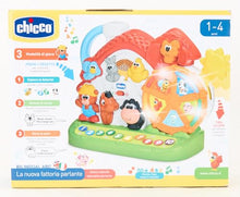 Carica l'immagine nel visualizzatore di Gallery, Chicco Fattoria Parlante Bilingue Italiano/Inglese, Fattoria con Animali per Bambini con Luci e Suoni, 3 Modalità di Gioco, Gioco Educativo Elettronico - Giochi Bambini 1-4 Anni