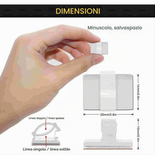 Carica l'immagine nel visualizzatore di Gallery, 50 Pezzi Fermacavi Adesivi, Clip per Cavi da Esterno con Autoadesivi 3M