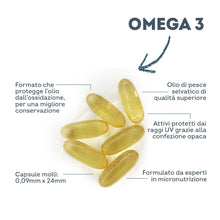 Carica l'immagine nel visualizzatore di Gallery, Omega 3-2000 mg - 1000mg EPA 500mg DHA - Senza Retrogusto - 2 Mesi