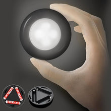 Carica l'immagine nel visualizzatore di Gallery, KARELLS 4 lampadine a LED autoadesive per illuminazione, alimentate da 3 batterie, per armadio, ingresso, cucina, passag