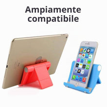 Carica l'immagine nel visualizzatore di Gallery, Supporto per Telefono Cellulare da Scrivania 2 pezzi, Supporto Regolabile per Telefono Cellulare da Scrivania Supporto T