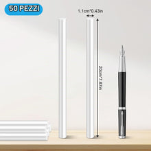 Carica l'immagine nel visualizzatore di Gallery, Ainiv 50 Pezzi Stick Colla a Caldo 11 x 200 mm, Bastoncini Trasparenti