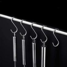 Carica l'immagine nel visualizzatore di Gallery, ARTOYS Ganci a S in Acciaio Inox 304, Altezza 6.8cm (Diametro 4mm) - 10 Pezzi - Multiuso per Cucina, Bagno, Camera da Le