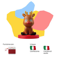 Carica l&#39;immagine nel visualizzatore di Gallery, FABA Personaggio Sonoro Il Natale di Rudolph - Storie Sonore - Giocattolo, Contenuti Educativi, Versione Italiana, Bambini 0+ Anni