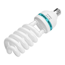 Carica l'immagine nel visualizzatore di Gallery, Lampada fotografica 135 W 220 V 5500 K CRI90 luce diurna, lampada a spirale a risparmio energetico E27 lampadina per stu