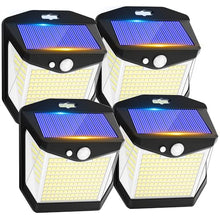 Carica l&#39;immagine nel visualizzatore di Gallery, Luci LED Esterno Giardino Solare - 248 LED Luce Esterno con Pannello Solari con Sensore da Movimento 3 Modos 270° Illuminazione Lampada Solare da Esterno IP65 Impermeabile per Parete Garage