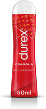 Carica l'immagine nel visualizzatore di Gallery, Durex Strawberry, Lubrificante Sessuale Intimo, Gel Lubrificante a Base d'Acqua Adatto per Rapporti Intimi e Preliminari, Gusto Fragola, 50ml